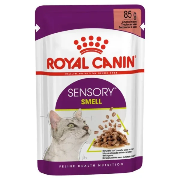 پوچ گربه بالغ سنسوری رویال کنین با طعم مرغ در سس Royal Canin Sensory Pouch Adult Wet Cat Food With Chicken Flavor In Gravy