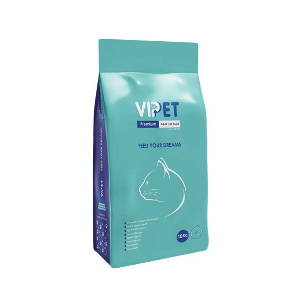 غذای خشک گربه وی پت با طعم مرغ VIPET Premium Concept وزن 10 کیلوگرم