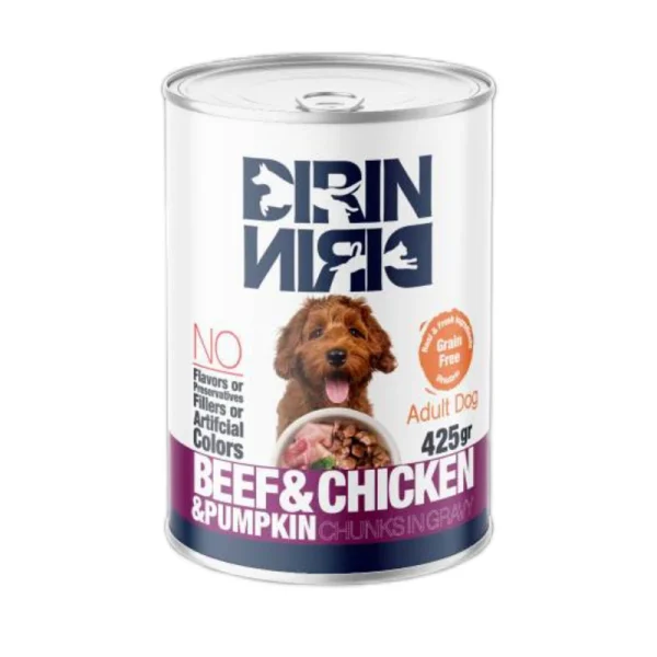 کنسرو سگ دیرین دیرین چانک مرغ و گوشت 425 گرم