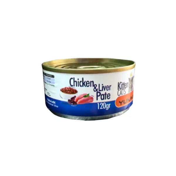 کنسرو کیتن یامیکس پته مرغ و جگر 120 گرم